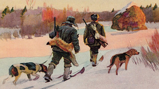 Охотники на лыжах.